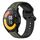 Per Xiaomi Watch S1 Active 22mm Convex Loop Cinturino in silicone bicolore (verde scuro + nero) Per Xiaomi Watch S1 Active 22mm Convex Loop Cinturino in silicone bicolore (verde scuro + nero)