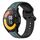 Per Xiaomi Watch S1 Active 22mm Convex Loop Cinturino in silicone bicolore (verde oliva + nero) Per Xiaomi Watch S1 Active 22mm Convex Loop Cinturino in silicone bicolore (verde oliva + nero)