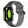 Per Xiaomi Haylou RS4 LS12 22mm Convex Loop Cinturino in silicone bicolore (nero + grigio) Per Xiaomi Haylou RS4 LS12 22mm Convex Loop Cinturino in silicone bicolore (nero + grigio)