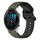 Per Garmin Forerunner 265 22mm Convex Loop Cinturino in silicone bicolore (verde scuro + nero) Per Garmin Forerunner 265 22mm Convex Loop Cinturino in silicone bicolore (verde scuro + nero)