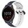 Per Garmin Vivoactive4 22mm Convex Loop Cinturino in silicone bicolore (blu notte + bianco) Per Garmin Vivoactive4 22mm Convex Loop Cinturino in silicone bicolore (blu notte + bianco)