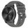 Per cinturino per orologio Garmin Forerunner 158 20 mm in silicone tinta unita strutturato a croce (grigio scuro) Per cinturino per orologio Garmin Forerunner 158 20 mm in silicone tinta unita strutturato a croce (grigio scuro)