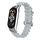 Per cinturino per orologio traspirante in silicone marino Xiaomi Mi Band 7 (grigio) Per cinturino per orologio traspirante in silicone marino Xiaomi Mi Band 7 (grigio)