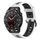 Per Huawei Watch GT 3 SE 22mm Cinturino in silicone a strisce bicolore (bianco nero)