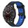 Per Huawei Watch GT 3 SE 22mm Cinturino in silicone a strisce bicolore (nero blu) Per Huawei Watch GT 3 SE 22mm Cinturino in silicone a strisce bicolore (nero blu)