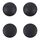 Per Microsoft Surface Laptop 3 / Laptop 4 4 in 1 Bottom Case Tappetini in gomma (nero) Per Microsoft Surface Laptop 3 / Laptop 4 4 in 1 Bottom Case Tappetini in gomma (nero)