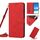 Per Samsung Galaxy S23 5G Skin Feel Custodia per telefono in pelle con motivo a cuore con cordino (rosso) Per Samsung Galaxy S23 5G Skin Feel Custodia per telefono in pelle con motivo a cuore con cordino (rosso)