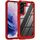 Per Samsung Galaxy S23 5G Custodia morbida in TPU trasparente per PC antiurto (rosso) Per Samsung Galaxy S23 5G Custodia morbida in TPU trasparente per PC antiurto (rosso)