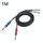 3051K63 Cavo audio da doppio RCA maschio a doppio da 6,35 mm da 1/4 di pollice maschio, lunghezza: 1 m 3051K63 Cavo audio da doppio RCA maschio a doppio da 6,35 mm da 1/4 di pollice maschio, lunghezza: 1 m