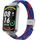 Per Xiaomi Mi Band 7 Pro Cinturino integrato con fibbia in nylon intrecciato (rosso blu) Per Xiaomi Mi Band 7 Pro Cinturino integrato con fibbia in nylon intrecciato (rosso blu)