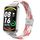 Per Xiaomi Mi Band 7 Pro Cinturino integrato con fibbia in nylon intrecciato (bianco rosa) Per Xiaomi Mi Band 7 Pro Cinturino integrato con fibbia in nylon intrecciato (bianco rosa)