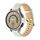 Cinturino per orologio in pelle scanalata insolita da 20 mm (bianco sporco) Cinturino per orologio in pelle scanalata insolita da 20 mm (bianco sporco)