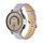 Cinturino per orologio in pelle scanalata insolita da 20 mm (viola)