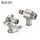 SL6-03 LAIZE Connettore pneumatico per valvola a farfalla con filettatura maschio in rame nichelato