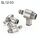 SL12-03 LAIZE Connettore pneumatico per valvola a farfalla con filettatura maschio in rame nichelato