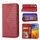 Custodia in pelle magnetica per Samsung Galaxy S23+ 5G a griglia cubica (rosso) Custodia in pelle magnetica per Samsung Galaxy S23+ 5G a griglia cubica (rosso)