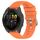 Per Garmin Forerunner 265 22 mm cinturino in silicone tinta unita (arancione) Per Garmin Forerunner 265 22 mm cinturino in silicone tinta unita (arancione)