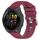 Per Garmin Forerunner 265 22 mm cinturino in silicone tinta unita (vino rosso) Per Garmin Forerunner 265 22 mm cinturino in silicone tinta unita (vino rosso)