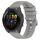 Per Garmin Forerunner 265S cinturino in silicone tinta unita da 18 mm (grigio) Per Garmin Forerunner 265S cinturino in silicone tinta unita da 18 mm (grigio)