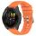 Per Garmin Forerunner 265S cinturino in silicone tinta unita da 18 mm (arancione) Per Garmin Forerunner 265S cinturino in silicone tinta unita da 18 mm (arancione)