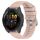 Per Garmin Forerunner 265S cinturino in silicone tinta unita da 18 mm (rosa) Per Garmin Forerunner 265S cinturino in silicone tinta unita da 18 mm (rosa)