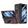Custodia per telefono all-inclusive per vivo X Fold Napa Texture (rossa)
