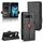 Per Asus ROG Phone 3 Strix / 3 ZS661KL Custodia in pelle a triangolo simmetrico (nero) Per Asus ROG Phone 3 Strix / 3 ZS661KL Custodia in pelle a triangolo simmetrico (nero)