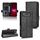 Per Asus ROG Phone 6 Custodia in pelle a triangolo simmetrico (nero)