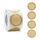 5 rotoli di carta kraft fiore pianta adesivo confezione regalo decorazione adesivo, dimensioni: 5,0 cm (B-92-50)