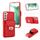 Custodia per telefono in pelle con slot per schede Samsung Galaxy S22 + 5G (rosso) Custodia per telefono in pelle con slot per schede Samsung Galaxy S22 + 5G (rosso)