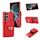 Custodia per telefono in pelle con slot per schede Samsung Galaxy S22 Ultra 5G (rosso) Custodia per telefono in pelle con slot per schede Samsung Galaxy S22 Ultra 5G (rosso)