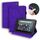Per Amazon Kindle Fire 7 2022 Custodia per tablet in pelle goffrata con texture in vitello (viola) Per Amazon Kindle Fire 7 2022 Custodia per tablet in pelle goffrata con texture in vitello (viola)