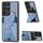 Per Samsung Galaxy S21 Ultra 5G Portafoglio in fibra di carbonio Flip Card Custodia per telefono a forma di K (blu) Per Samsung Galaxy S21 Ultra 5G Portafoglio in fibra di carbonio Flip Card Custodia per telefono a forma di K (blu)