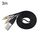Cavo audio stereo da XLR maschio a 2RCA maschio, lunghezza: 3 m