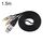 Cavo audio stereo da XLR femmina a 2RCA maschio, lunghezza: 1,5 m