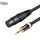 Cavo audio per microfono da scheda audio femmina da 3,5 mm a Caron, lunghezza: 15 m Cavo audio per microfono da scheda audio femmina da 3,5 mm a Caron, lunghezza: 15 m