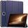 Per OPPO Pad 2 11,6 pollici Custer Pure Color 3-Fold Holder Custodia per tablet in pelle intelligente (blu scuro) Per OPPO Pad 2 11,6 pollici Custer Pure Color 3-Fold Holder Custodia per tablet in pelle intelligente (blu scuro)