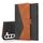 Per Samsung Galaxy S23 + 5G Custodia in pelle con cuciture a due colori (nero marrone) Per Samsung Galaxy S23 + 5G Custodia in pelle con cuciture a due colori (nero marrone)