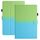 Per Amazon Kindle Paperwhite 5 2021 Custodia per tablet in pelle sfumata con cuciture (verde blu) Per Amazon Kindle Paperwhite 5 2021 Custodia per tablet in pelle sfumata con cuciture (verde blu)