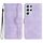 Custodia in pelle per Samsung Galaxy S21 Ultra 5G con motivo a cuore (viola) Custodia in pelle per Samsung Galaxy S21 Ultra 5G con motivo a cuore (viola)