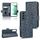 Per Samsung Galaxy S22 + 5G Custodia in pelle a triangolo simmetrico (blu) Per Samsung Galaxy S22 + 5G Custodia in pelle a triangolo simmetrico (blu)