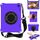 Custodia protettiva in silicone per tablet Amazon Kindle Fire HD 8/8 Plus 2022/2020 Spider King (viola)