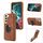 Per Samsung Galaxy S23 5G Armor Ring Wallet Cover posteriore Custodia per telefono (marrone) Per Samsung Galaxy S23 5G Armor Ring Wallet Cover posteriore Custodia per telefono (marrone)
