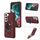 Per Samsung Galaxy S23+ 5G Armor Ring Wallet Cover posteriore Custodia per telefono (vino rosso) Per Samsung Galaxy S23+ 5G Armor Ring Wallet Cover posteriore Custodia per telefono (vino rosso)