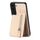 Per Samsung Galaxy S22 5G Custodia a portafoglio con cerniera verticale in fibra di carbonio (cachi) Per Samsung Galaxy S22 5G Custodia a portafoglio con cerniera verticale in fibra di carbonio (cachi)