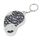 6901A Lente d'ingrandimento pieghevole a doppia lente 8X 20X con lampada a LED e portachiavi (argento) 6901A Lente d'ingrandimento pieghevole a doppia lente 8X 20X con lampada a LED e portachiavi (argento)