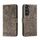Per Samsung Galaxy S23 5G Custodia per cellulare in pelle goffrata fiore di pizzo (grigio) Per Samsung Galaxy S23 5G Custodia per cellulare in pelle goffrata fiore di pizzo (grigio)