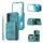 Per Samsung Galaxy S23 5G Zipper Card Bag Cover posteriore Custodia per telefono (turchese) Per Samsung Galaxy S23 5G Zipper Card Bag Cover posteriore Custodia per telefono (turchese)