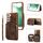 Per Samsung Galaxy S22 + 5G Zipper Card Bag Cover posteriore Custodia per telefono (marrone) Per Samsung Galaxy S22 + 5G Zipper Card Bag Cover posteriore Custodia per telefono (marrone)