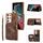 Per Samsung Galaxy S22 Ultra 5G Zipper Card Bag Cover posteriore Custodia per telefono (marrone) Per Samsung Galaxy S22 Ultra 5G Zipper Card Bag Cover posteriore Custodia per telefono (marrone)